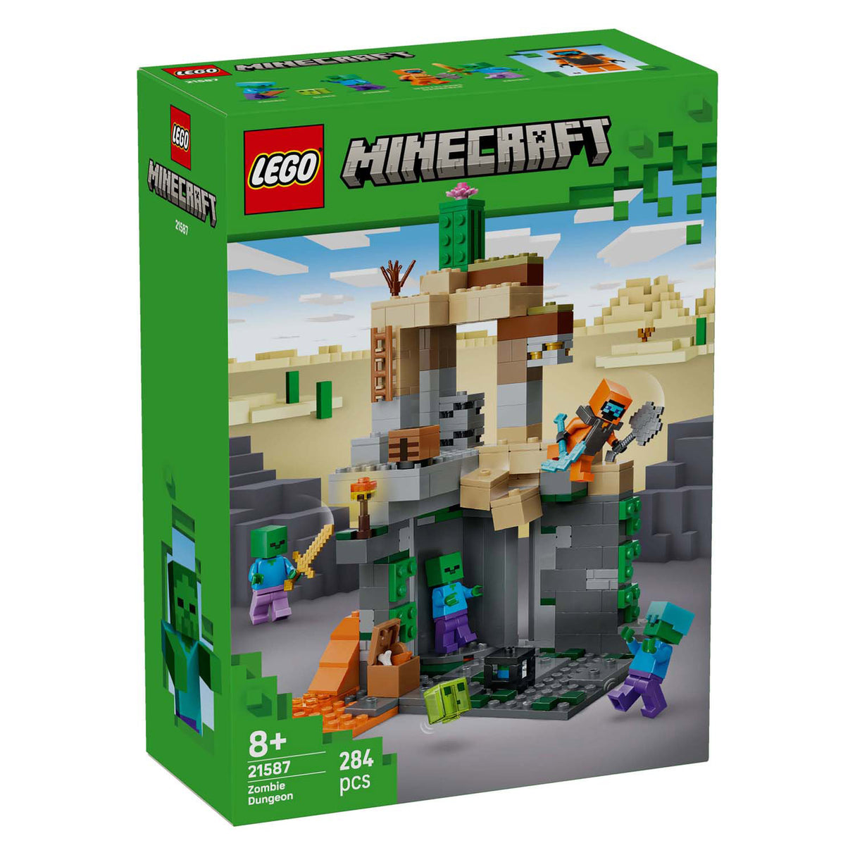 Lego minecraft 21587 zombie fangehul