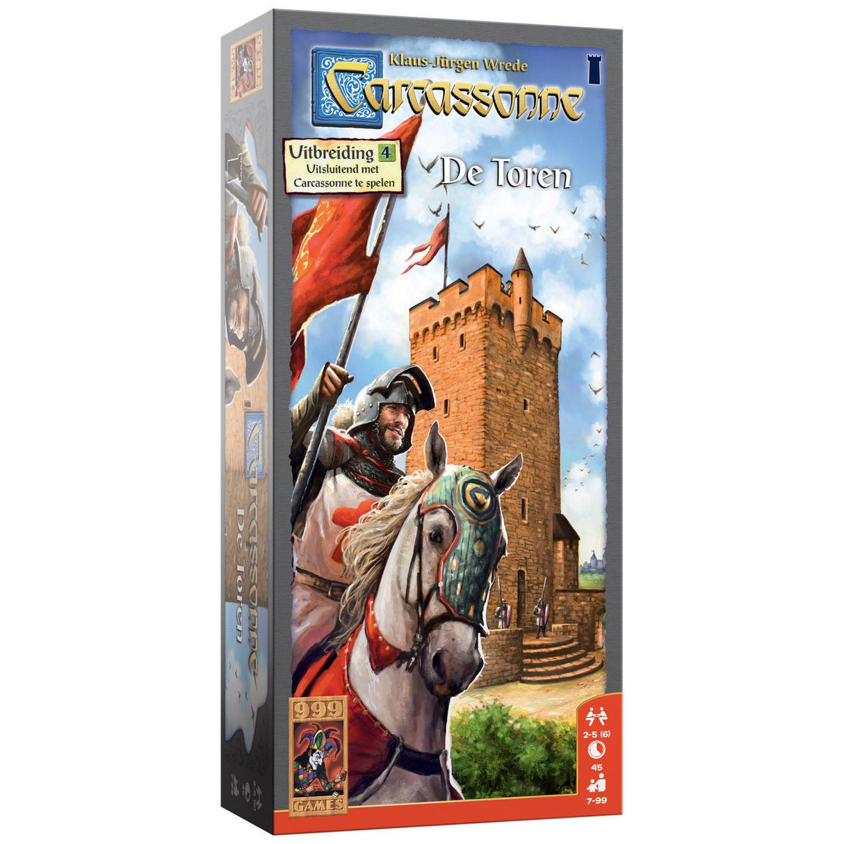 999spil 999 spil carcassonne - tårnets brætspil