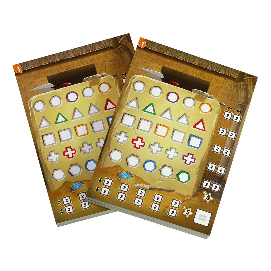 999spil 999 spil vælg en kuglepen krypter scoreblokke, 2 stk.