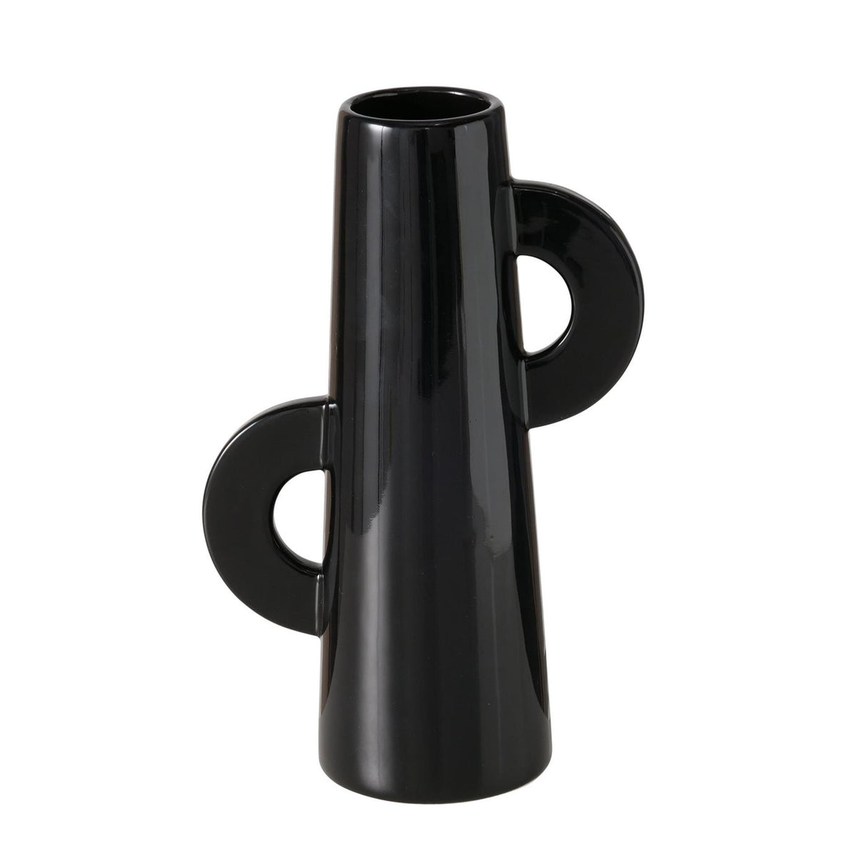 Boltze hjemmevase keramik sort h26cm