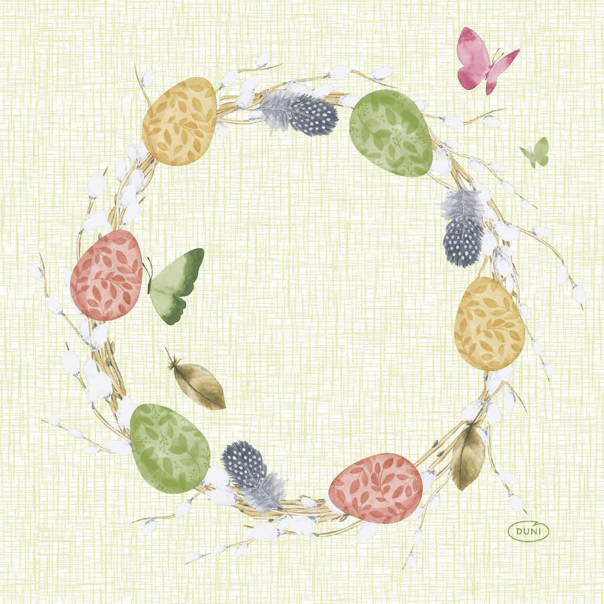 Duni servietter joyful spring 33x33cm