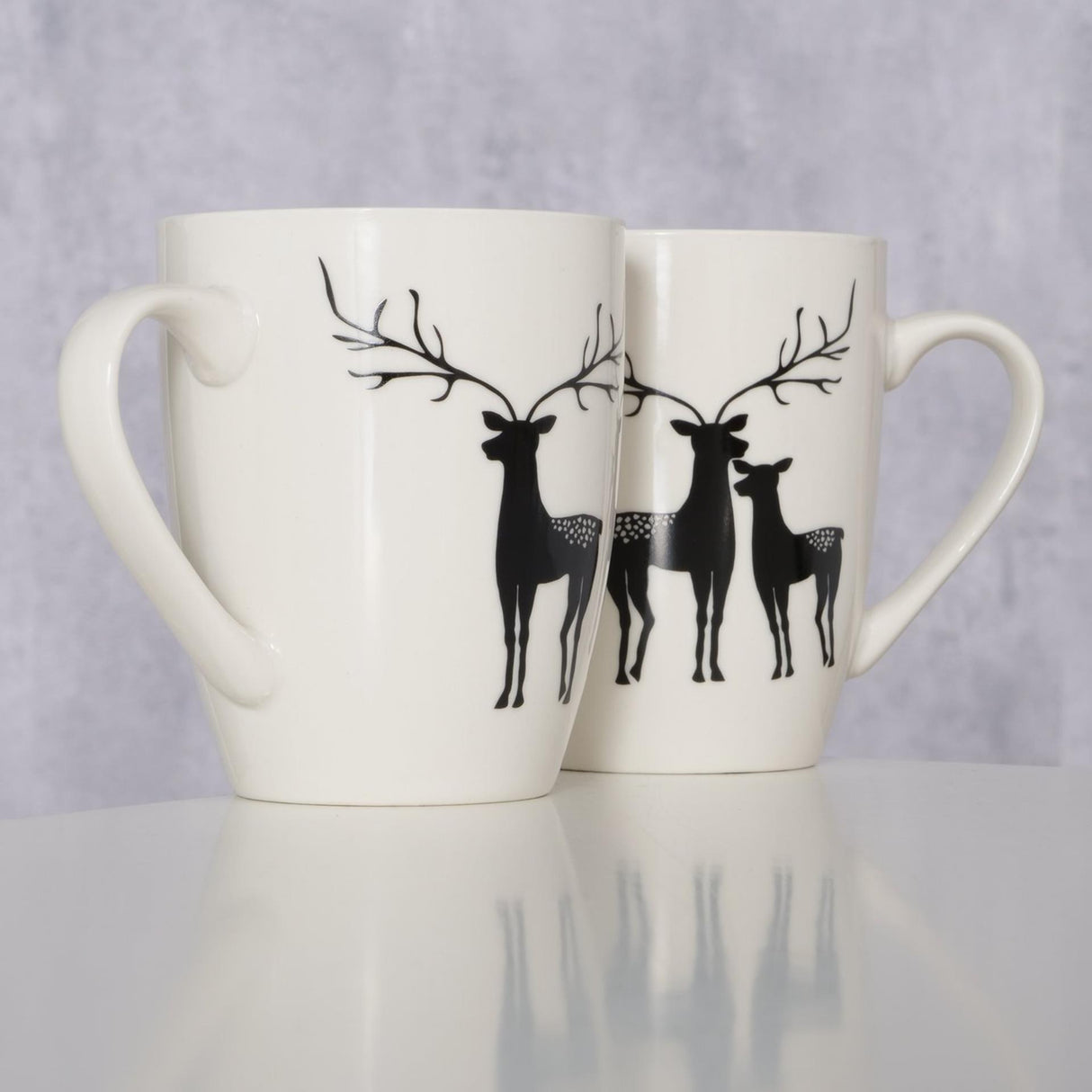 Boltze hjemmekrus rensdyr wilbur h10,5cm porcelæn