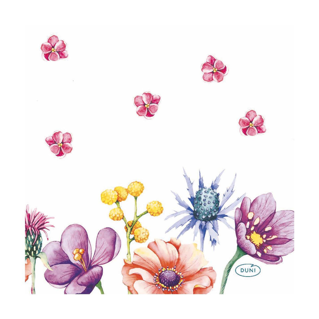 Duni servietter breezy sommerfugle 3-lags tissue 24x24cm