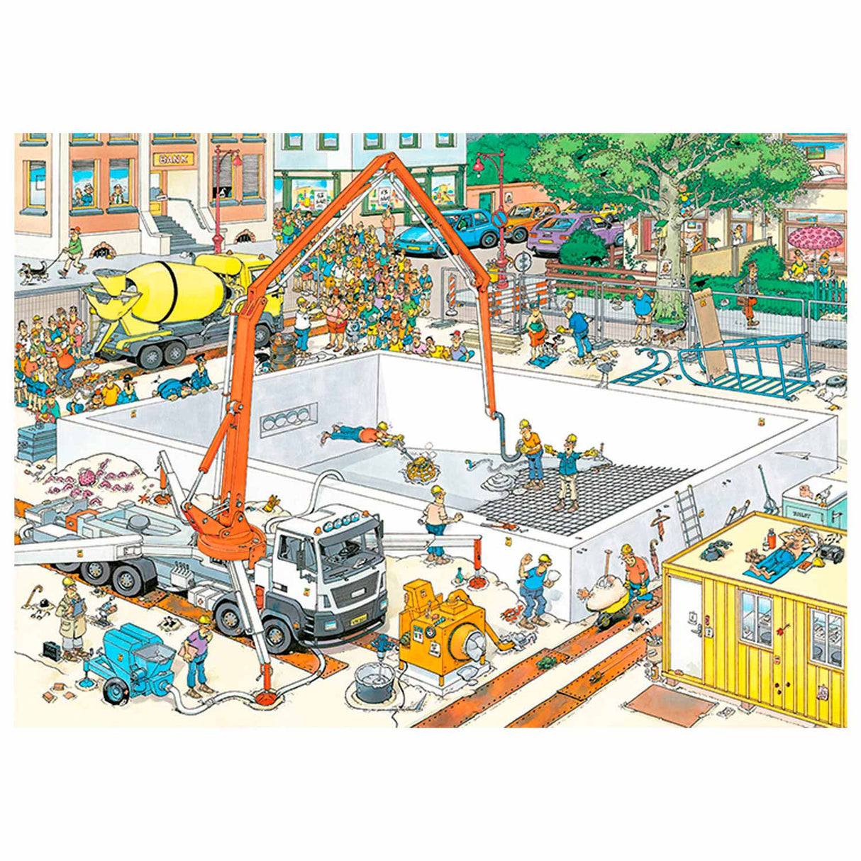 Jumbo Jan Van Haasteren Pluzzle - Swimming Pool, 1000st.
