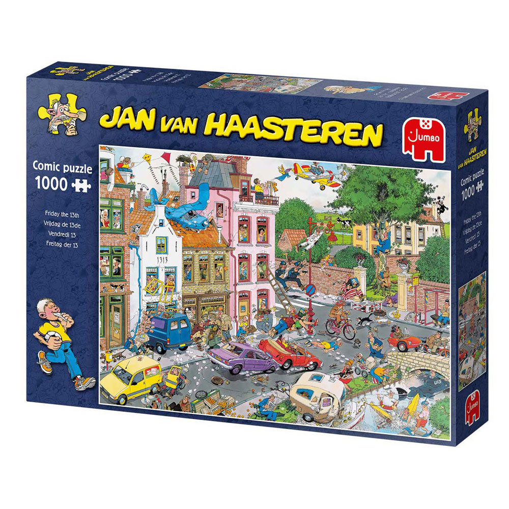 Jumbo Jan van Haasteren puslespil - fredag den 13. 1000 stk.