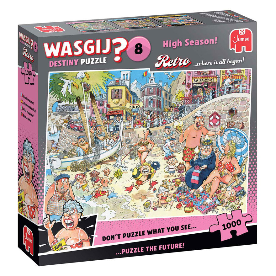 Jumbo wasgij retro destiny 8 puslespil - højsæson!, 1000 stk.