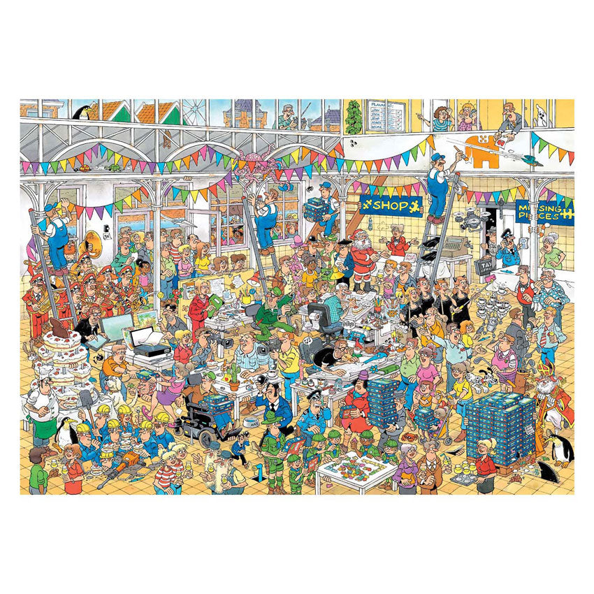 Jumbo Jan van Haasteren puslespil - 10 år Jan Van Haasteren Studio, 1000 stk.