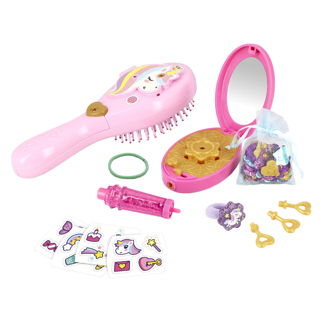 Jumbo funlockets geheime haarborstel met glinsters februari