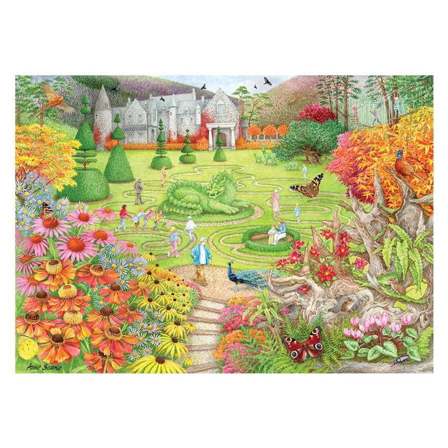 Falcon puzzel garden trails 1000 stukjes legpuzzel volwassenen.