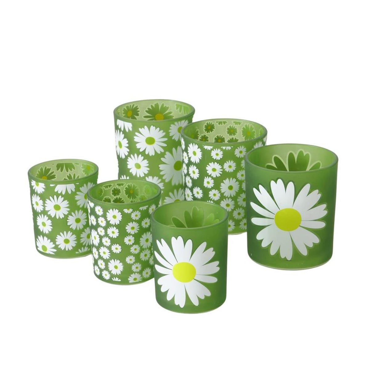 Boltze home lanterne marguerit 2-delt dia7x8,5cm 9x10,3cm glas