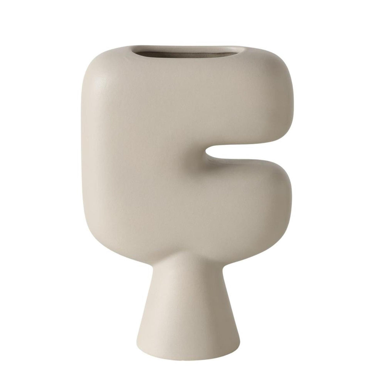 Boltze hjemmevase pasu 16x6x22,8cm keramisk beige