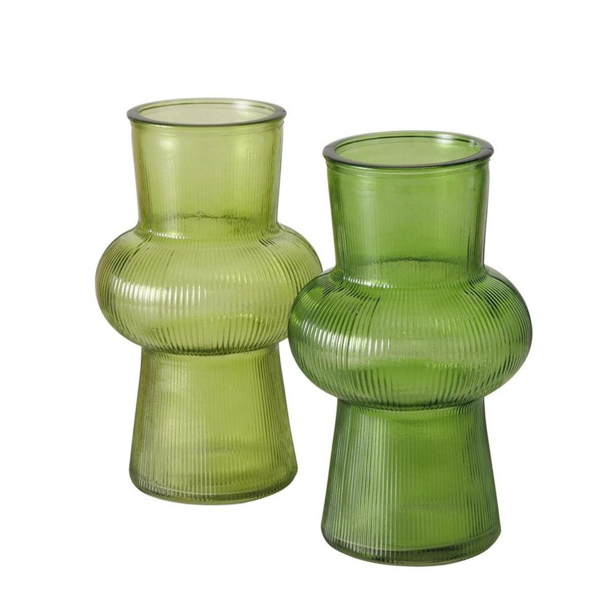 Boltze home vase glas grøn h20cm