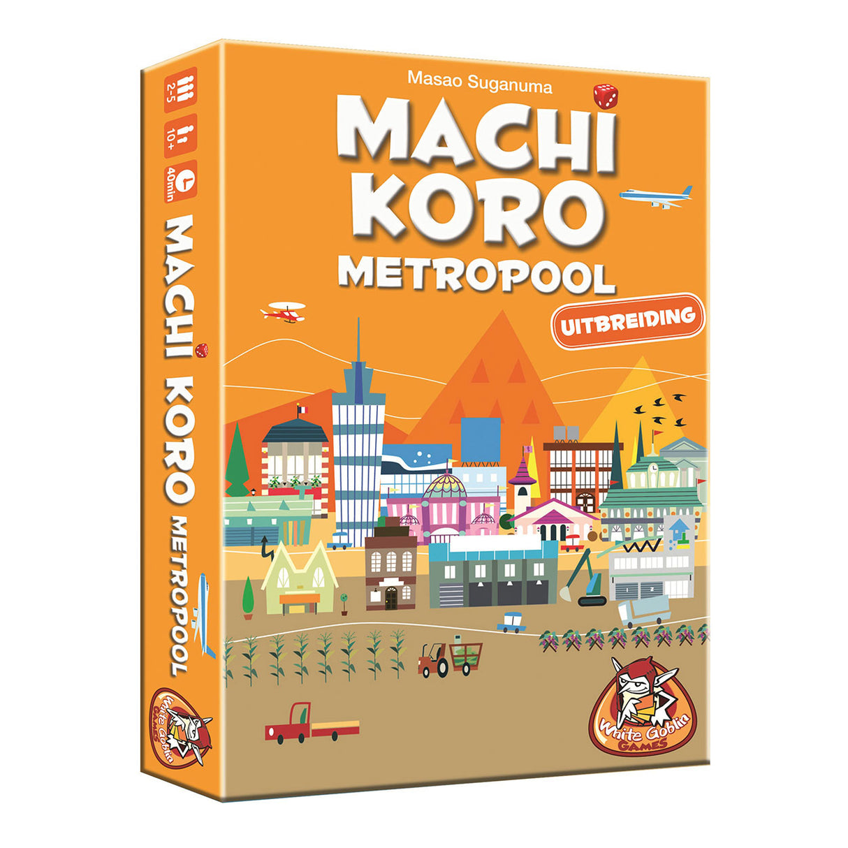 White goblin spil machi koro ekspansion - metropol