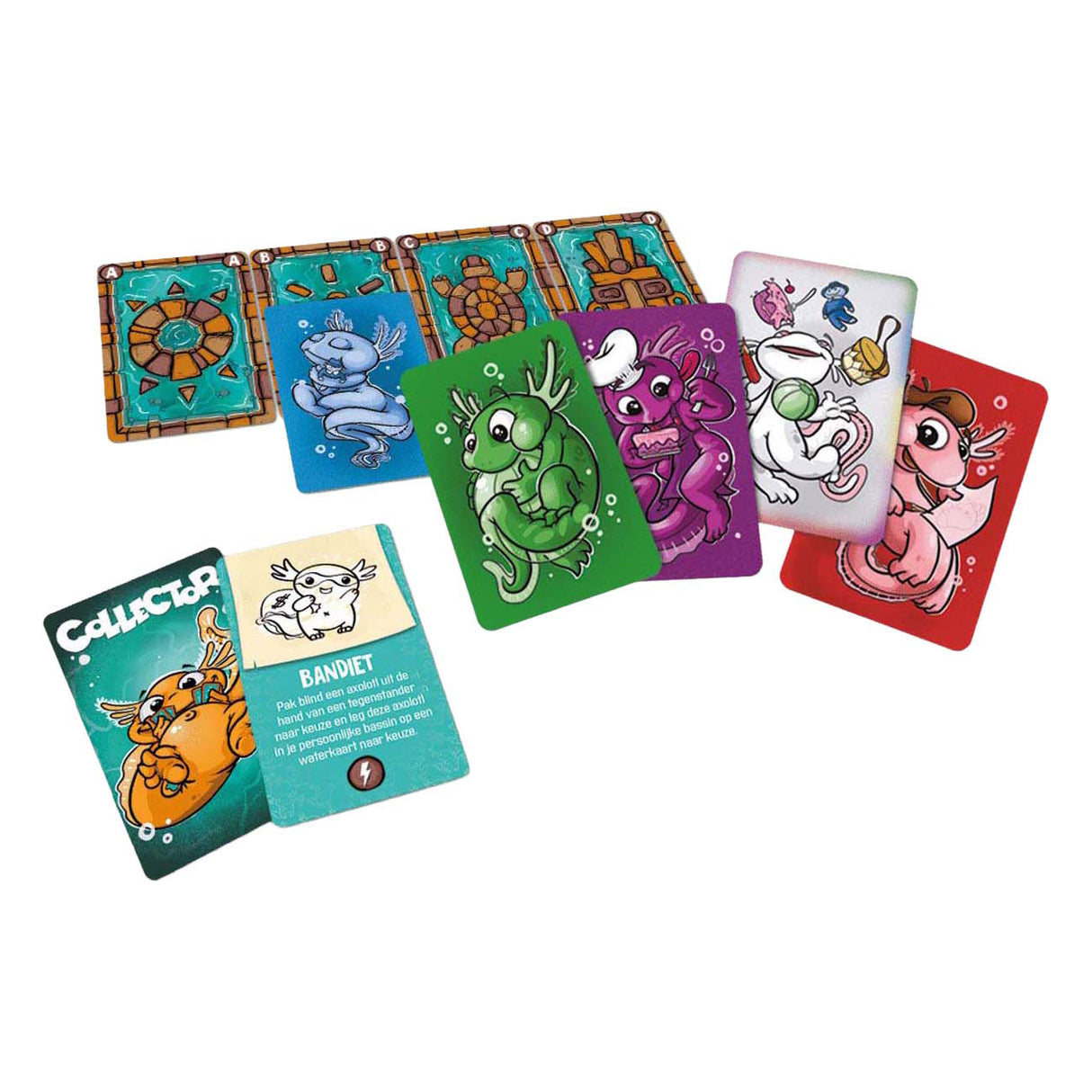 White goblin spil samler en masse kortspil