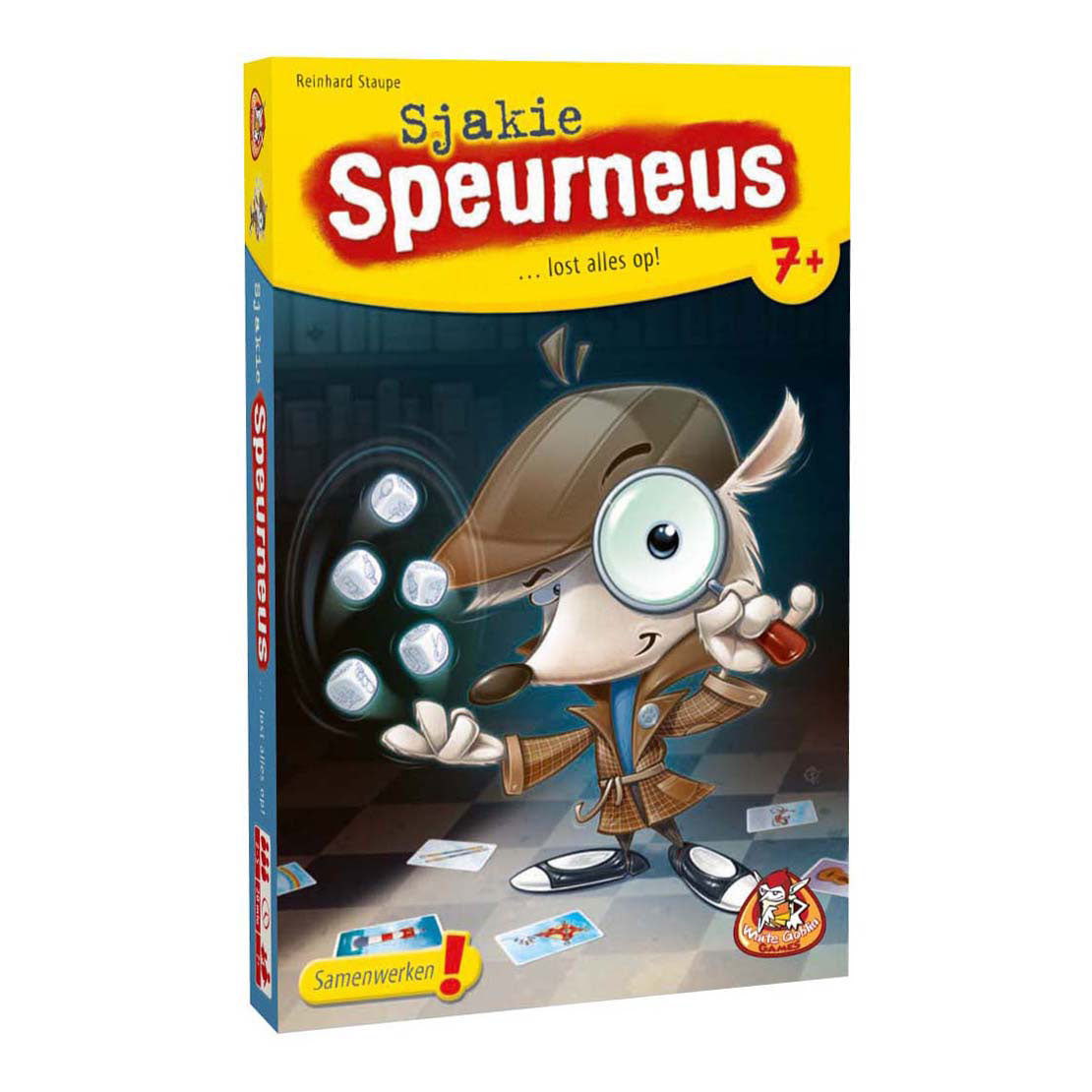 White goblin spil sjakie sleuth - gul serie