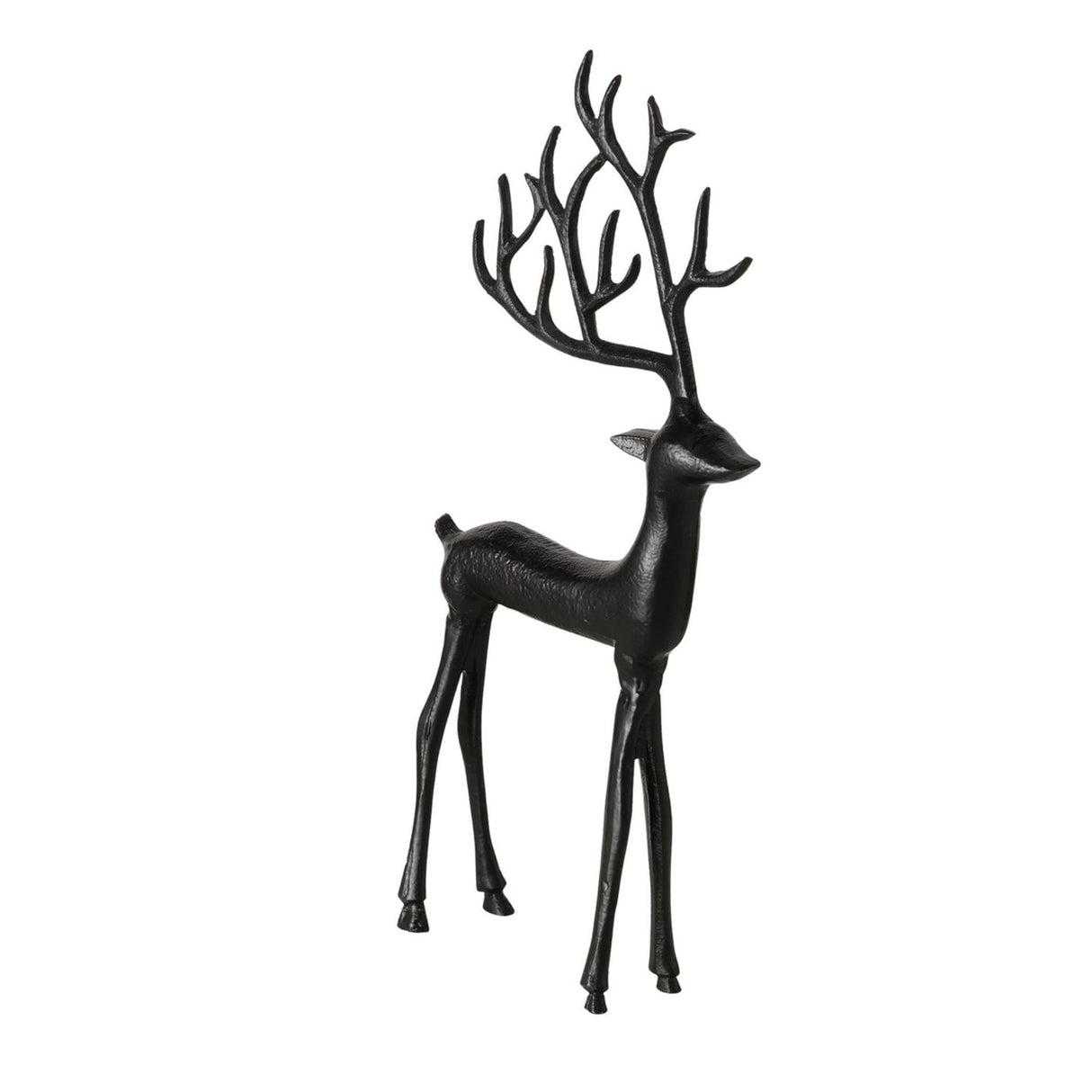 Boltze hjemmefigur hjorte rupert sort 18x3x38cm