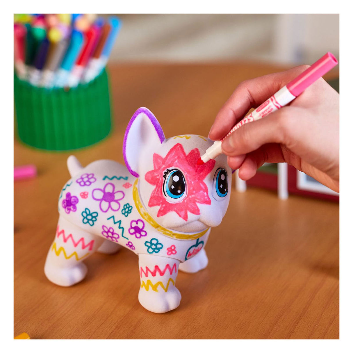 Crayola - washimals - hobbypakke - jumbo kæledyrssæt stort wilbur til børn