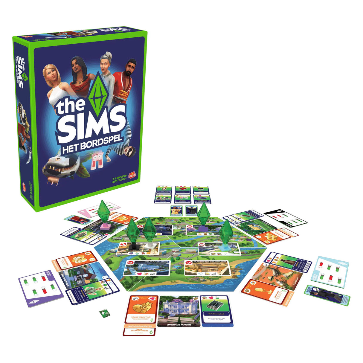 Goliath the sims het bordspel - bordspel - familiespel - het bekende videospel voor op je keukentafel