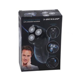 Dunlop barbermaskine 3-hoved genopladelig