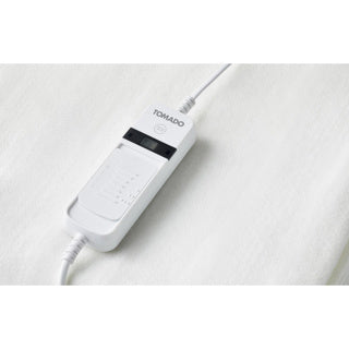 Tomado teb1510w elektrisk tæppe 150x80 cm hvid fleece