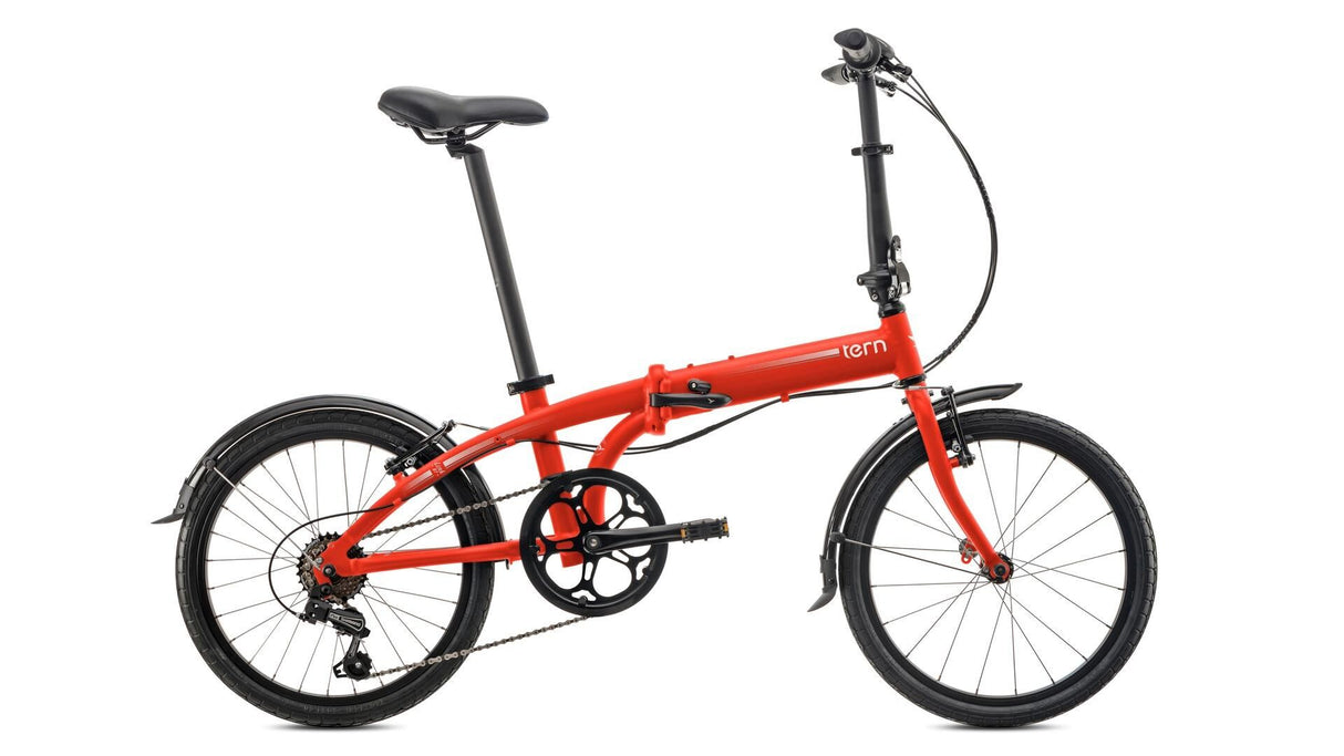 Tern foldecykelled b7 mod. 24 cykelled b7 20 7sp rød