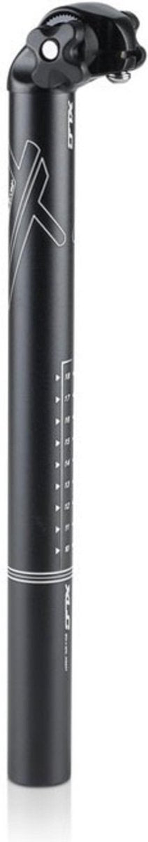 Xlc sp-r04 sadelpind - comp - 31,6x250mm - aluminium - baglæns - sort