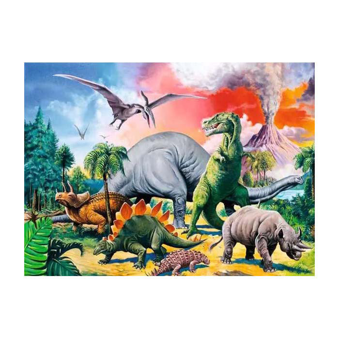 Ravensburger blandt dinosaurerne – xxl puslespil 100 brikker