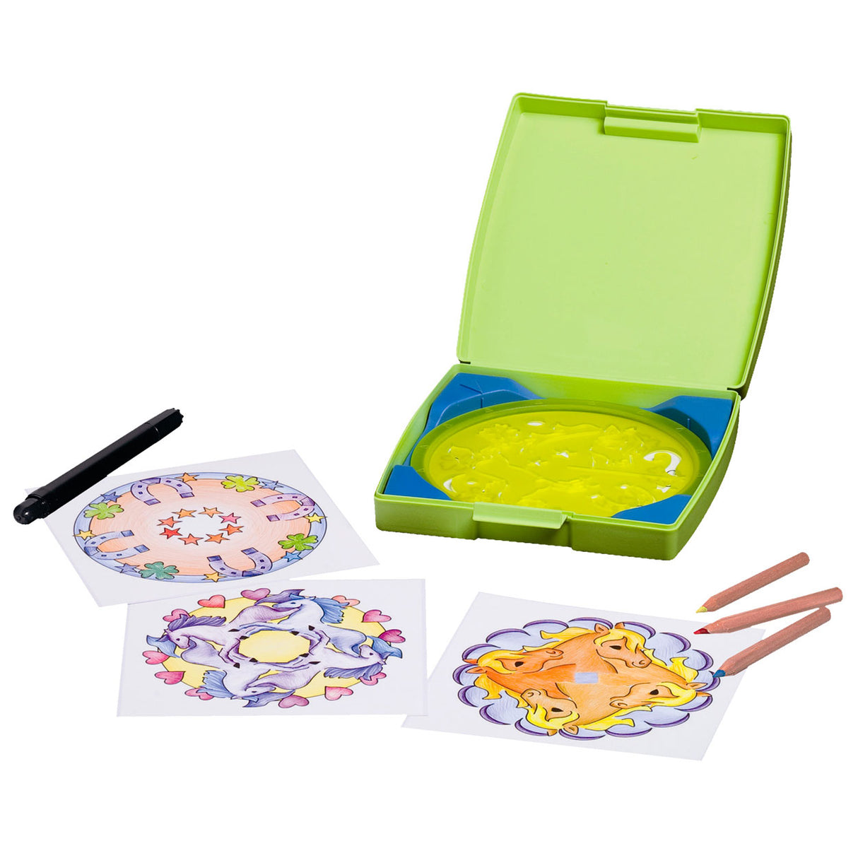 Mandala designer ravensburger mini - heste