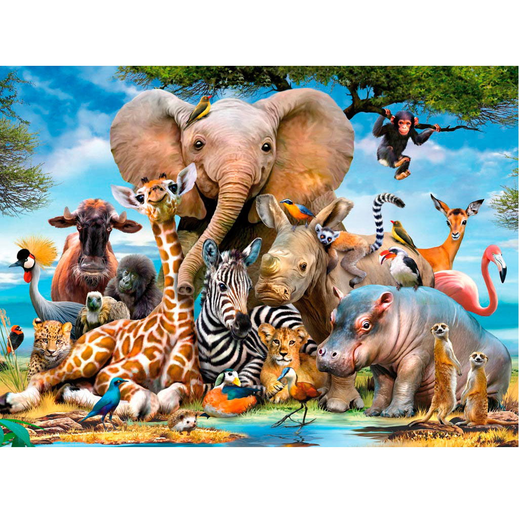 Ravensburger puslespil Afrikanske venner - puslespil - 300 brikker
