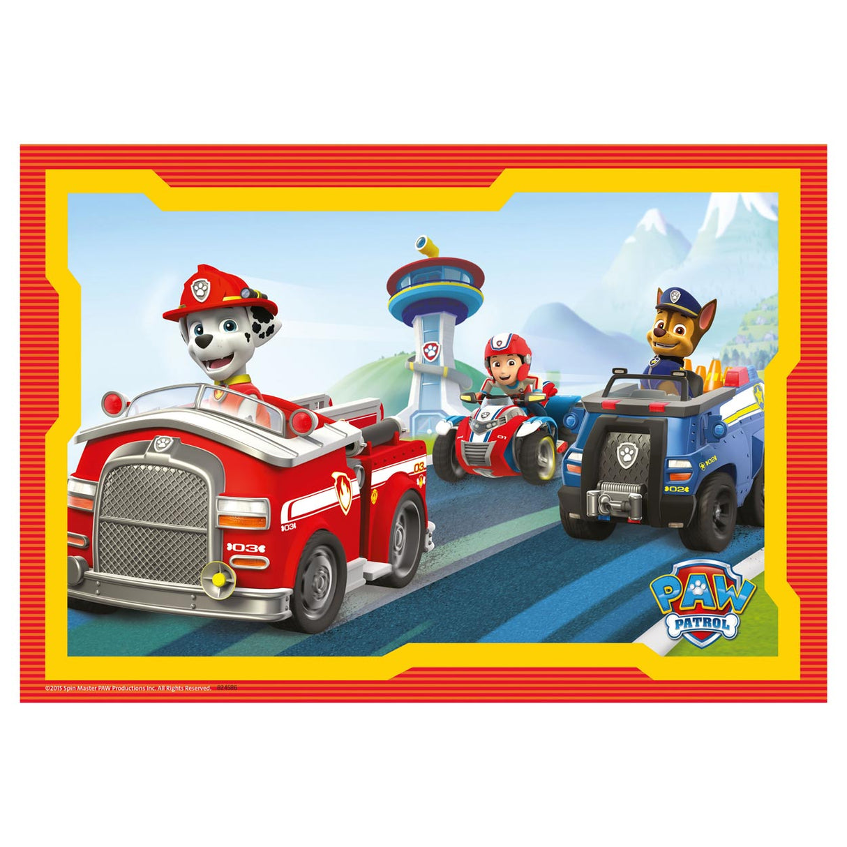 Ravensburger potepatrulje i aktion - 2 x 12 brikker - børnepuslespil