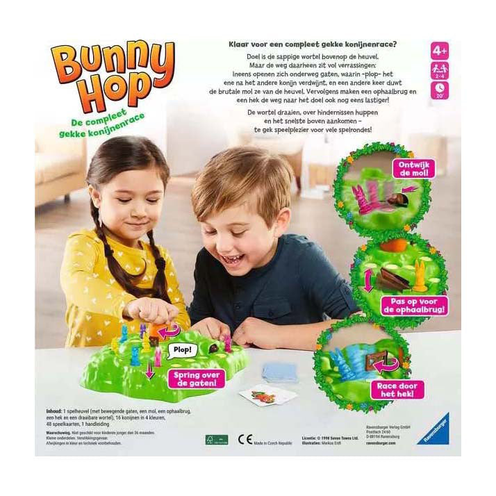 Ravensburger bunny hop brætspil