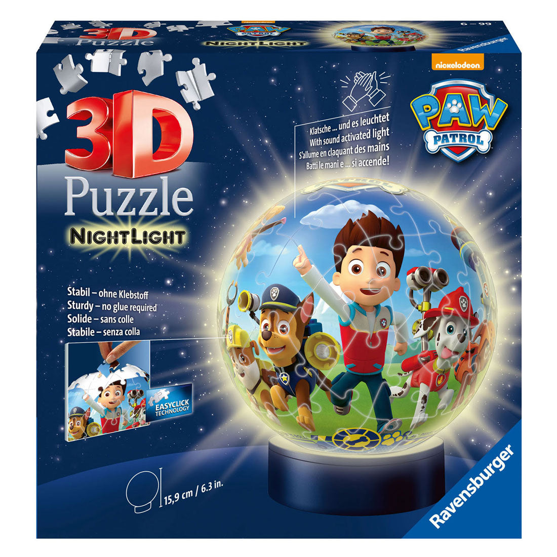 Ravensburger 3D Puzzle Paw Patrol Night Lamp, 72 ..
