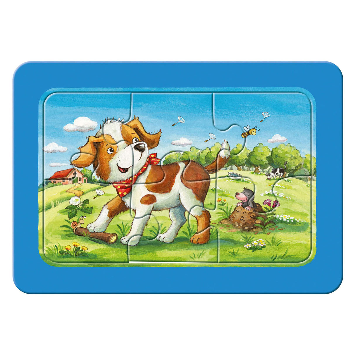 Ravensburger mine dyrevenner - mine første puslespil - 3x6 brikker - børnepuslespil