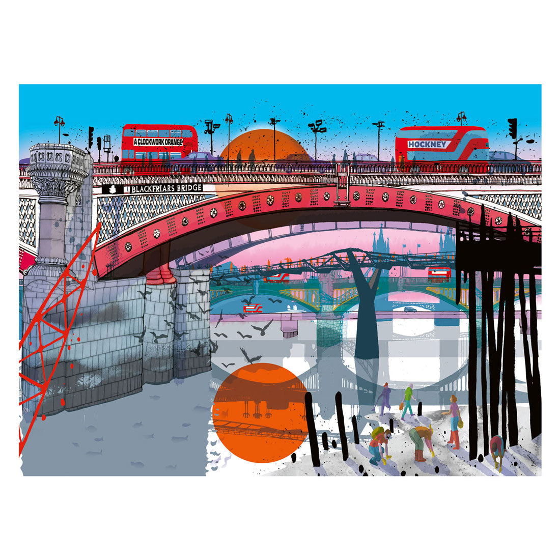 Ravensburger puslespil i am london - puslespil - 1500 brikker