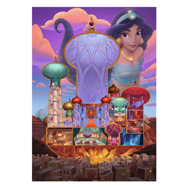 Ravensburger puslespil disney castles jasmin - 1000 brikker tegnefilm.