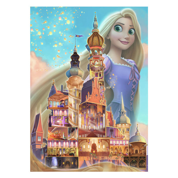Ravensburger puslespil disney castles rapunzel - 1000 brikker puslespil.