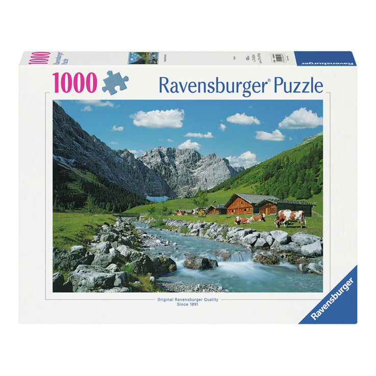 Ravensburger Jigsaw Puzzle Karwendel Mountains Østrig, 1000st.