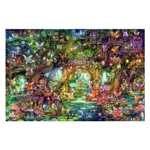 Ravensburger puslespil elvernes skjulte verden - puslespil - 4000 brikker