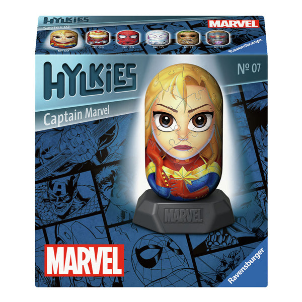 Ravensburger 3D Puzzle Hylkies Marvel Captain Marvel, 54..
