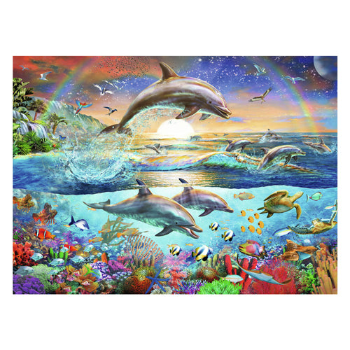 Ravensburger puslespil delfinparadis - puslespil - 300 brikker