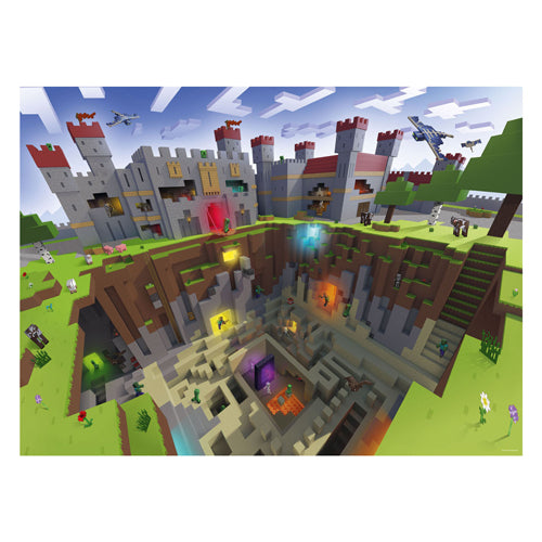 Ravensburger puslespil Minecraft cutaway - puslespil - 300 XXL brikker