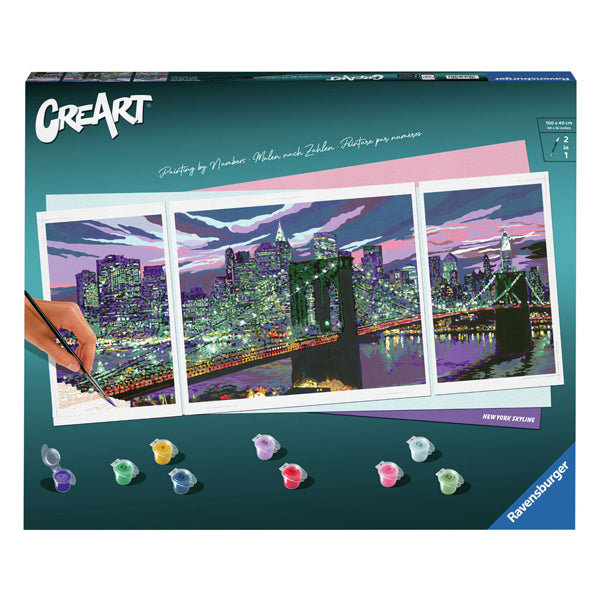 Ravensburger Creart Maleri ved nummeret - New York Skyline
