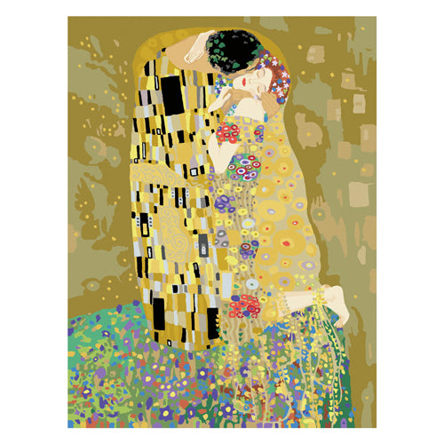 Ravensburger kysset (klimt) - mal efter tal for voksne