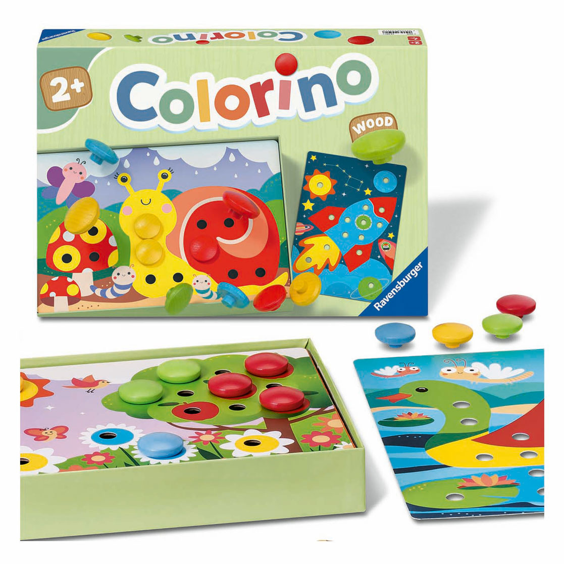 Ravensburger - min træcolorino - pædagogisk spil - fra 2 år