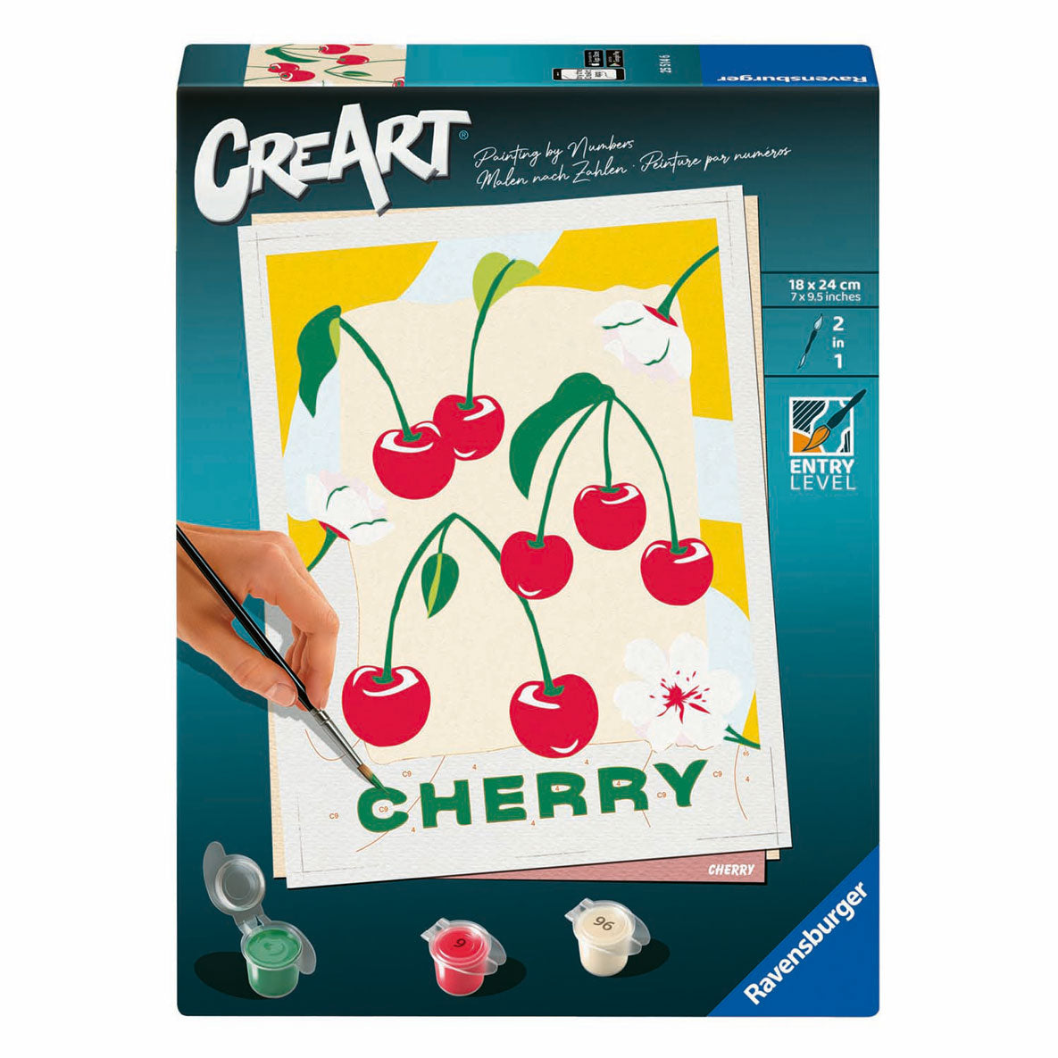 Ravensburger creart maling efter nummer - kirsebær