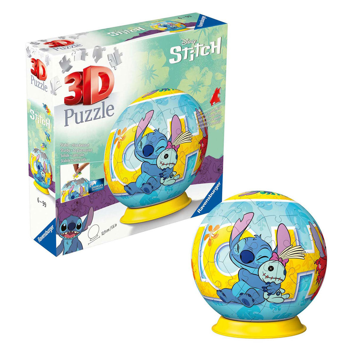 Ravensburger 3d puslespil kuglesøm og pop, 54 stk.