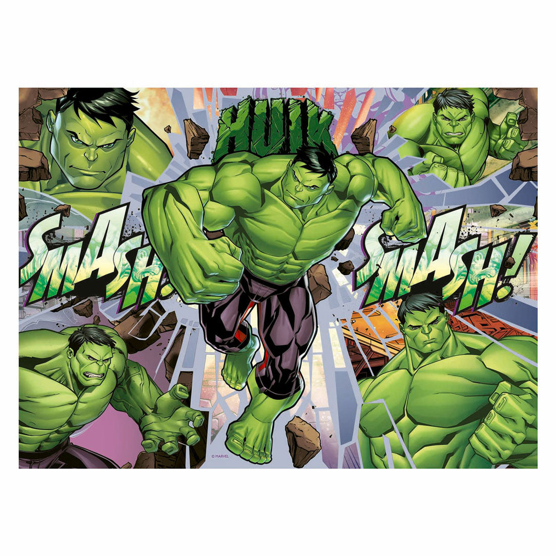 Ravensburger puslespil xxl marvel hulk, 100 stk.