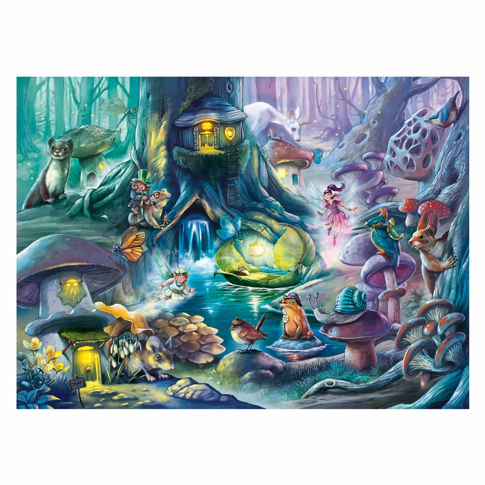 Ravensburger puslespil xxl fortryllende skov, 150 stk.
