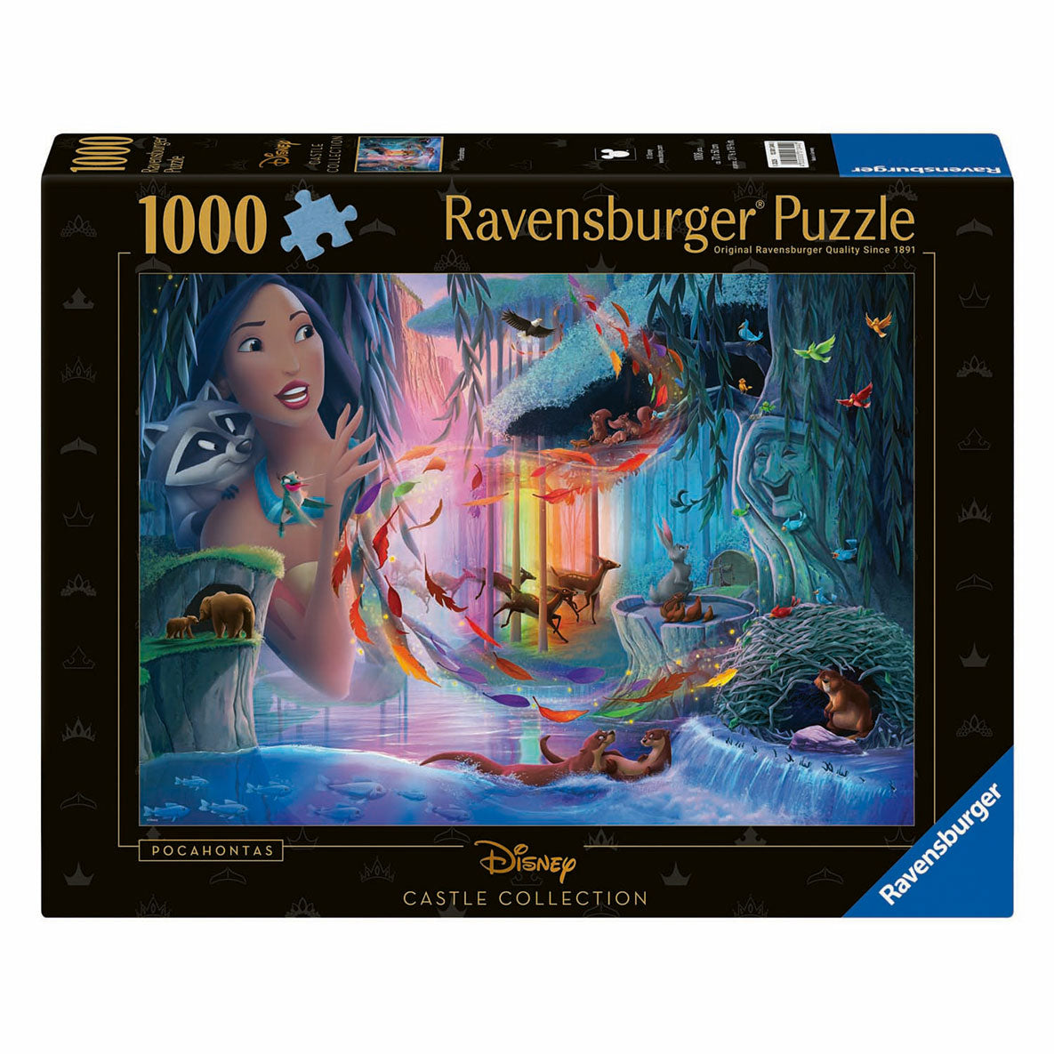 Ravensburger-puslespil - Disney-slotte: Pocahontas - 1000 brikker