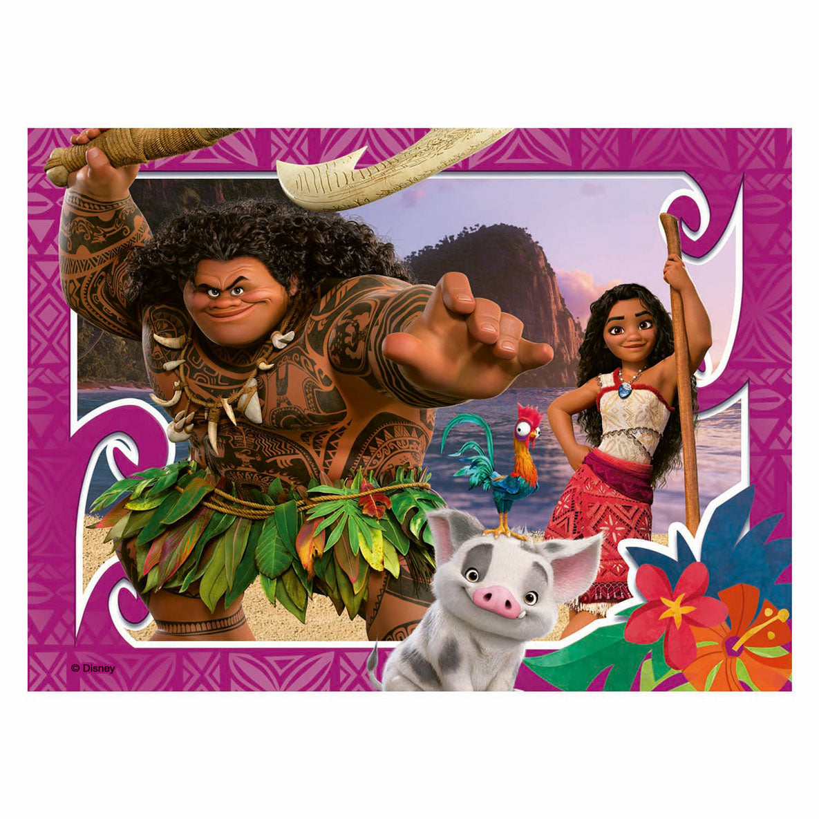 Ravensburger puslespil 4i1 disney vaiana 2